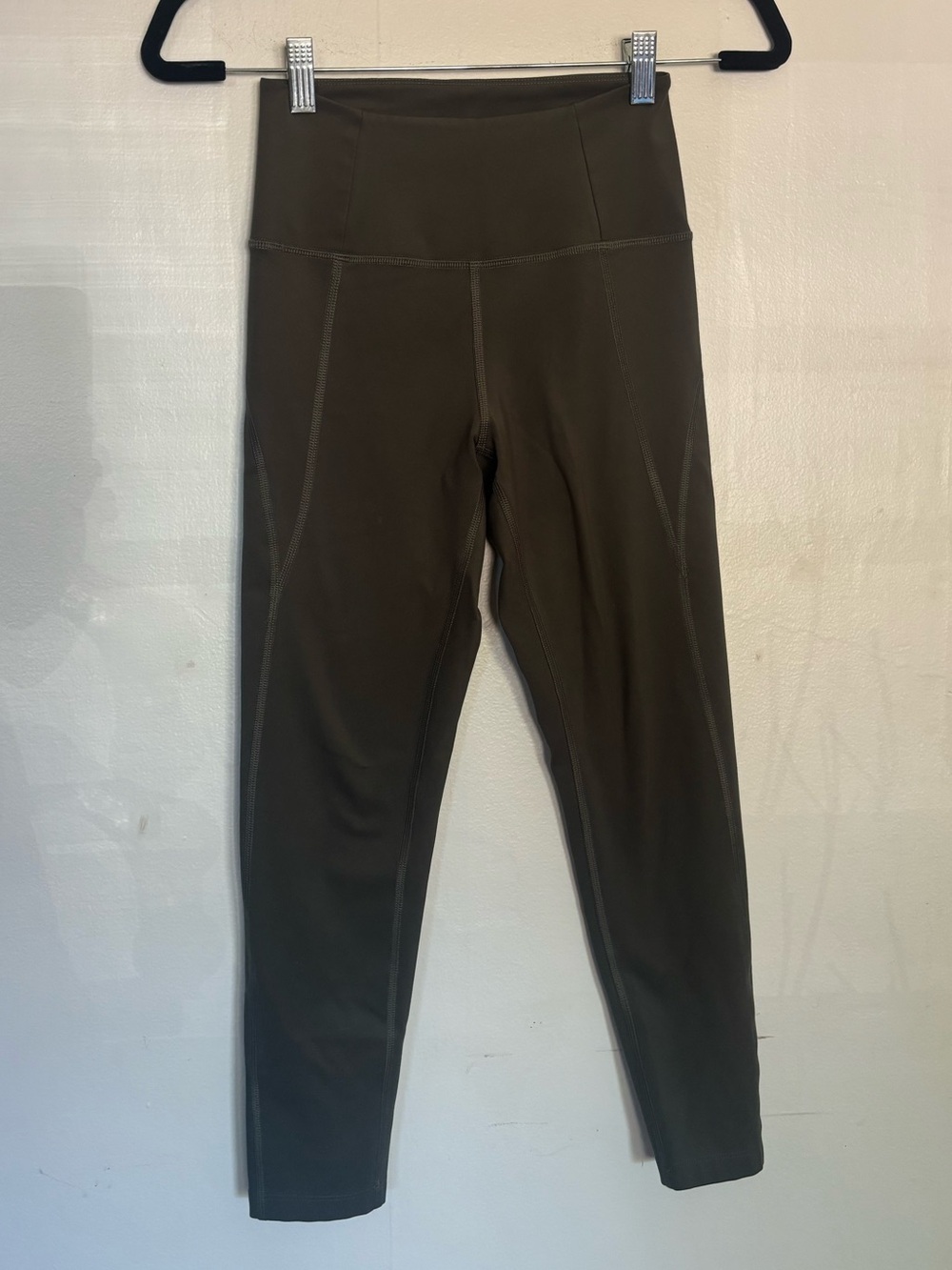 girlfriend collective Olive Green Sculpting Leggings